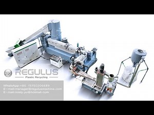 LLDPE stretch film LDPE foil pelletizing machine Plastic recycling Machine