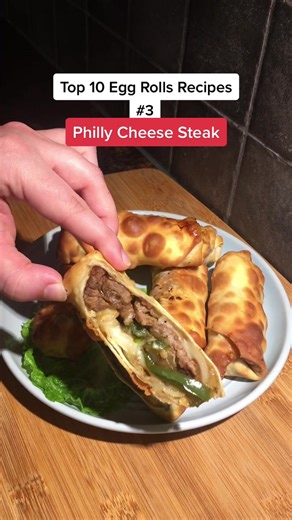 Delicious Philly Cheese Steak Egg Rolls Recipe