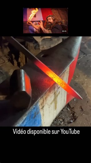 Rubeus Créations on Instagram: "Vidéo disponible sur YouTube : Rubeus Le Forgeron #viralreels #artisanal #artisanatfrancais #forgeron #laforgedavalon"