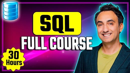 SQL Full Course for Beginners (30 Hours) – From Zero to Hero | Adam Trotter