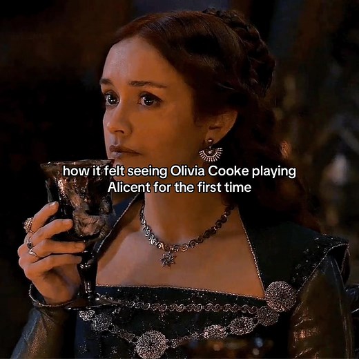 Olivia Cooke as Alicent Hightower in House of the Dragon