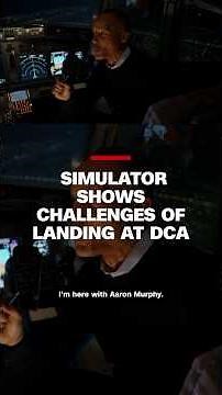 Flight simulator shows what flying into DCA at night looks like