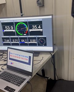 Happy 5Hundy Friday! As promised, here are the results of the BRC500 CVT engine as it has been since its inception. We used our standard cylinder and a straightened version of the Hygge cone Snowbike Exhaust pipe. For those that don’t want to put faith in the EngMod simulations, the sim showed 78HP at 7500rpm…. Actual was 77.18HP and at the predicted RPM… We now have a cylinder on our CNC machine to have the exhaust port porting done. To compliment the cylinder we have made a sample new cone pip