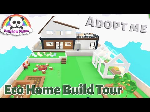 Adopt Me Builds I 🏠 Eco Home and Garden Glitch Build 🌳