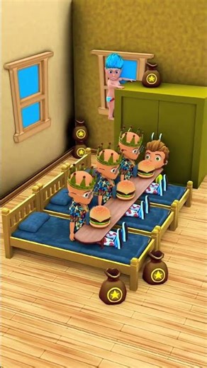 Rich Pappu Ka Luxurious Lunch | Gulli Bulli |Cartoon I granny | shortsfeed #makejokehorror