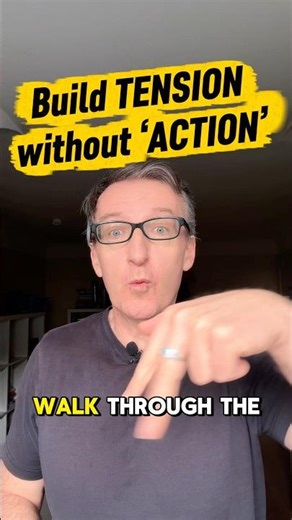 TENSION without ‘action’: A simple writing structure that works #writingtips #crimefiction #thriller