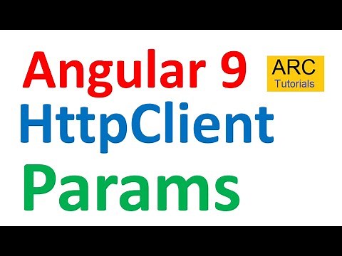 Angular 9 Tutorial For Beginners #65- HTTP Params