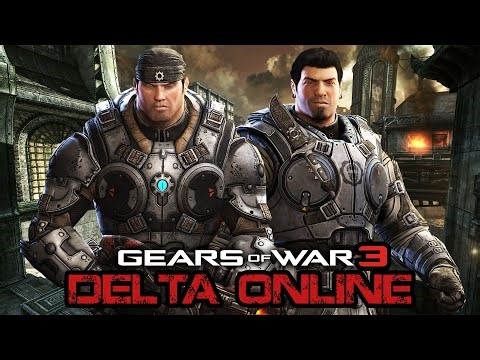 Gears of War 3 PC Delta Online Squad Deathmatch Multiplayer Gameplay!