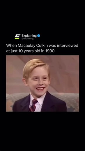 Explaining on Instagram: "In 1990, Macaulay Culkin was already one of the most recognizable child actors in the world, and he was just 10 years old. During interviews that year, he appeared calm, articulate, and surprisingly self-aware for his age, even as ‘Home Alone’ was about to turn him into a global superstar. Sitting across from adult interviewers, he answered questions with confidence that felt far beyond his years. What stands out in these interviews is how natural Culkin seemed on camer