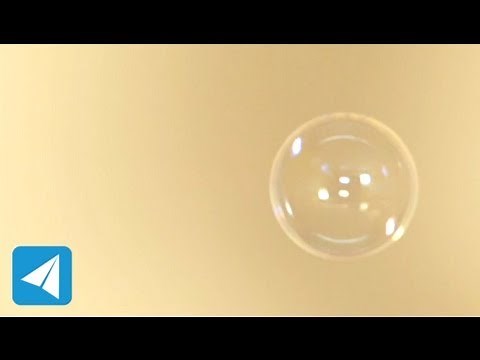 Surface Tension creates spherical bubbles | Liquids | Physics