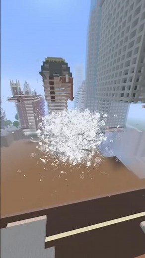 Tornado in Minecraft made with command blocks