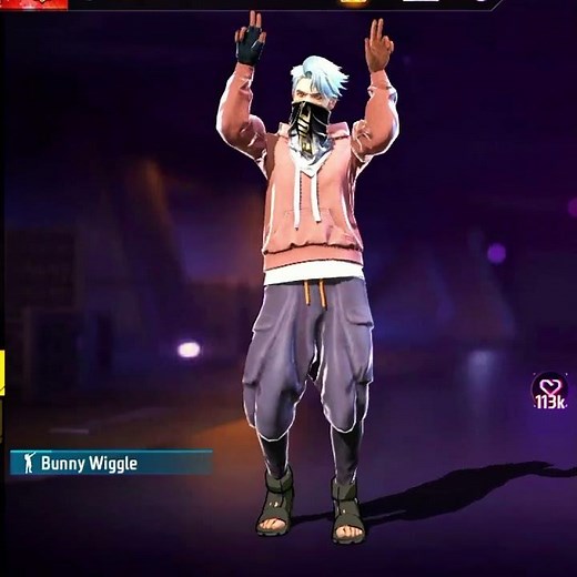 BUNNY WIGGLE EMOTE 🤯😱🤯😱😱#freefire #freefireshorts #shorts #shortvideo #shortfeed