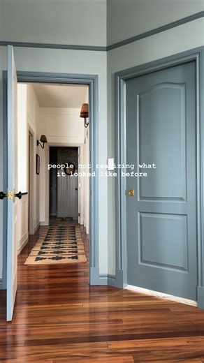 Erin Zubot • HOME DESIGN & DIY on Instagram: "It’s been a minute since I shared my bathroom and I realized that if you are new around here you might not even have seen the very 90’s-esque before. The functional changes we made in here were everything. The layout was a head scratcher but when we figured out what to do it’s been amazing. I was inspired for this bathroom with a trip to Paris. I feel in love with bathroom in an early 1900’s mansion and fashioned the tile after that bathroom. (I’ll s