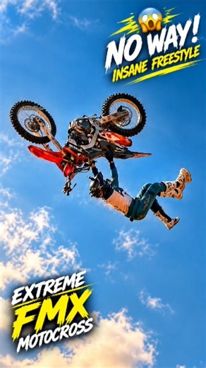 😈 INSANE FMX AURA! One-Hand Freestyle Trick You Won't Believe 🔥