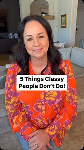 150K views · 16K reactions | If you want to carry yourself with class, then stop doing these five things! #classy #etiquette #everydayetiquette #manners #class | Carla Shellis | Facebook