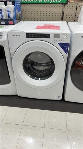 Amana front load washer white