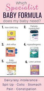 Hypoallergenic, Dairy-Free, Soy and Lactose-Free Baby Formulas