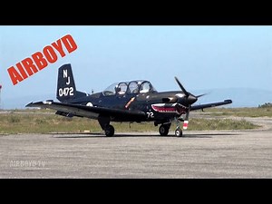 T-34C Turbo-Mentor PT-6 Engine Start