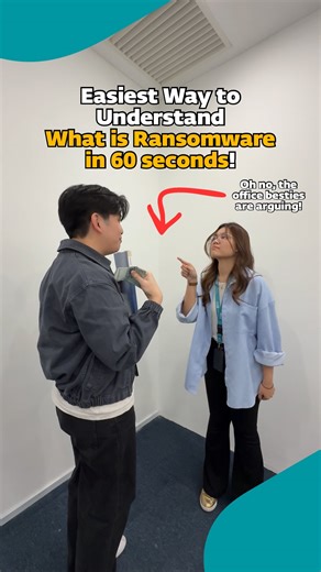 ESET Malaysia on Instagram: "⚠️ Ransomware hits about 4,000 companies every day around the world. Do you know what “Ransomware” means? ✨ Be Aware of Malware in 60 Seconds: Ransomware ✨ Most attacks start from something simple. Phishing emails, fake links or malicious downloads. Protect yourself with ESET! Security that stops threats before they spread. 🛡️ #ESET #Malaysia #Cybersecurity #Computer #Education"
