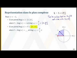 Racines n-ième d'un nombre complexe - Définition