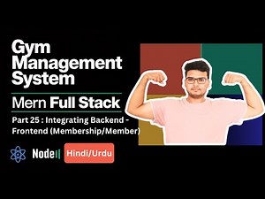 Integrating Node JS to React Add Membership & Member Part 25 | Gym Management System MERN Full Stack