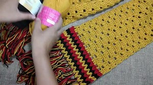 133K views · 5K reactions | CHALINA O BUFANDA TEJIDA EN CROCHET. | El Arte de Tejer con Irma Flores | Facebook