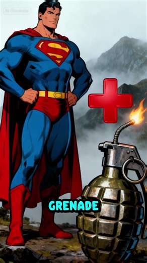 What they look like as a grenade! #deadpool #thanos #superman