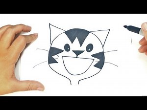 How to draw a Cat Head Step by Step | Cat Head Drawing Lesson