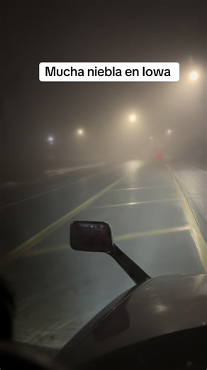 Niebla densa en Iowa , estos días ha estado insoportable la neblina #iowa #winter #neblina #iowaweather