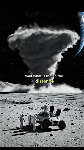 Massive Moon Tornado Caught on Camera 😱 Astronauts in Danger #shorts