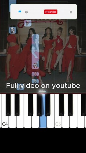 Gabriela - KATSEYE | EASY Piano Tutorial #katseye #gabriela #piano #pianotutorial #easypiano