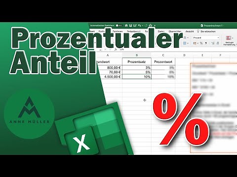 Prozentualen Anteil mit Excel berechnen