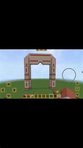 I make a india Gate in Minecraft #viralshot #minecraft