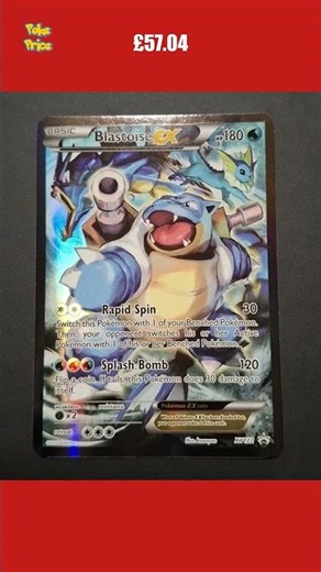 😳 Big sale: Blastoise went for £57.04 📈 #shorts