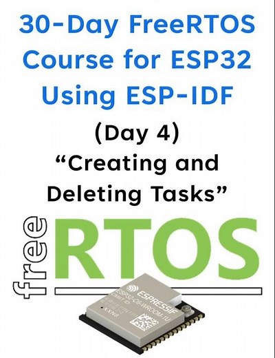 Day 4 – Creating and Deleting Tasks in FreeRTOS