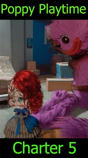 Poppy and Kissy Missy are injured Part 2 - Poppy Playtime Charter 5.. #poppyplaytimechapter5 #horror