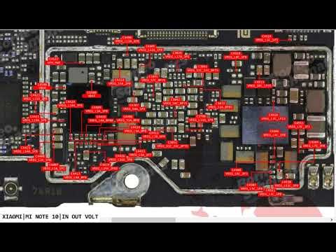 XIAOMI MI NOTE 10 Power & CPU Voltage Problem Fix Ways Input Output Rail Short Fix ✅ Dead Recovery