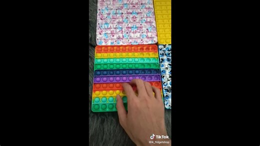 Satisfying Playing With Colored Pop It Games