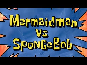 "Mermaid Man vs. SpongeBob" Title Card (S6-8 Style)