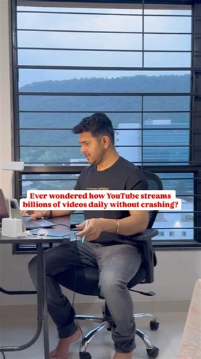 🤖Do you know how YouTube works in backend? Check out captions ⬇️ #shorts #tech #youtube #design