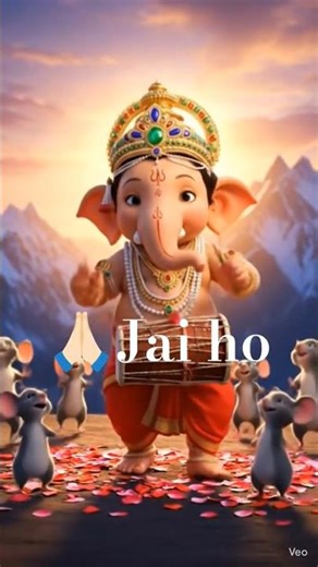 Ganpati Bappa Dancing 🐭🕺 | Shankar Ji Ka Damru Baje #shorts #ganpatibappamorya