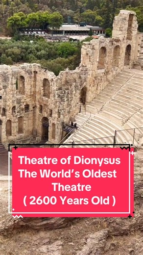 The world’s oldest Theatre of Dionysus is an ancient Greek theatre in Athens. It was built in sixth century BC. #theatreofdionysus #athens #greece #fyp #athenstiktok #greektiktok #traveltiktok #travelwithme #bucketlist #travel #europe #bestplacestogo
