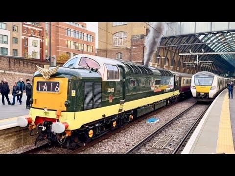 DELTIC at Kings Cross with MULTIPLE Engine Starts!
