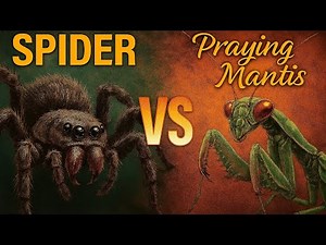 Spider vs. Praying Mantis: The Ultimate Battle