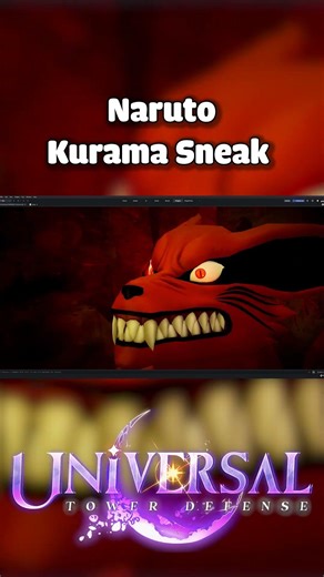 Universal Tower Defense Naruto Kurama Sneak | UTD