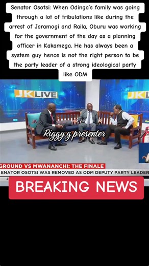 Senator Osotsi on Oburu Odinga's Leadership Suitability
