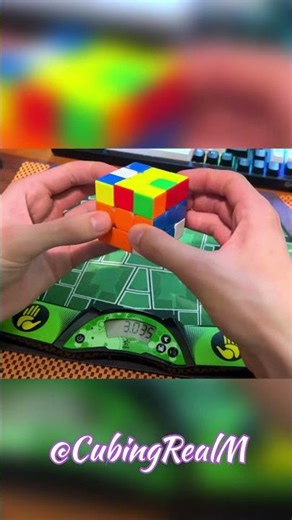 Speed Cubing: 3x3 in a Flash! 🤯(ASMR) #shorts #rubikscube #cubing #cube
