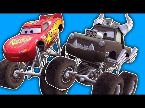 McQueen Monster Truck & Count Spatula! | Cars Monsters
