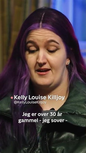 Kelly Louise Killjoy sover med lyset på #erdernogen (sæson 13)