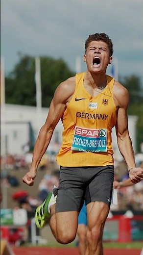 Owe Fischer-Breiholz beats Karsten Warholm's 400m hurdles CR with 4⃣8⃣.0⃣1⃣! 🤯🇩🇪🥇 #Bergen2025